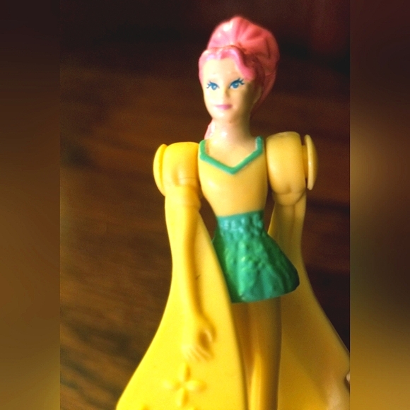 1997 Sky Dancer Figure Wind Up Spinning McDonald's Happy Meal Toy WORKS Vintage - Picture 3 of 12